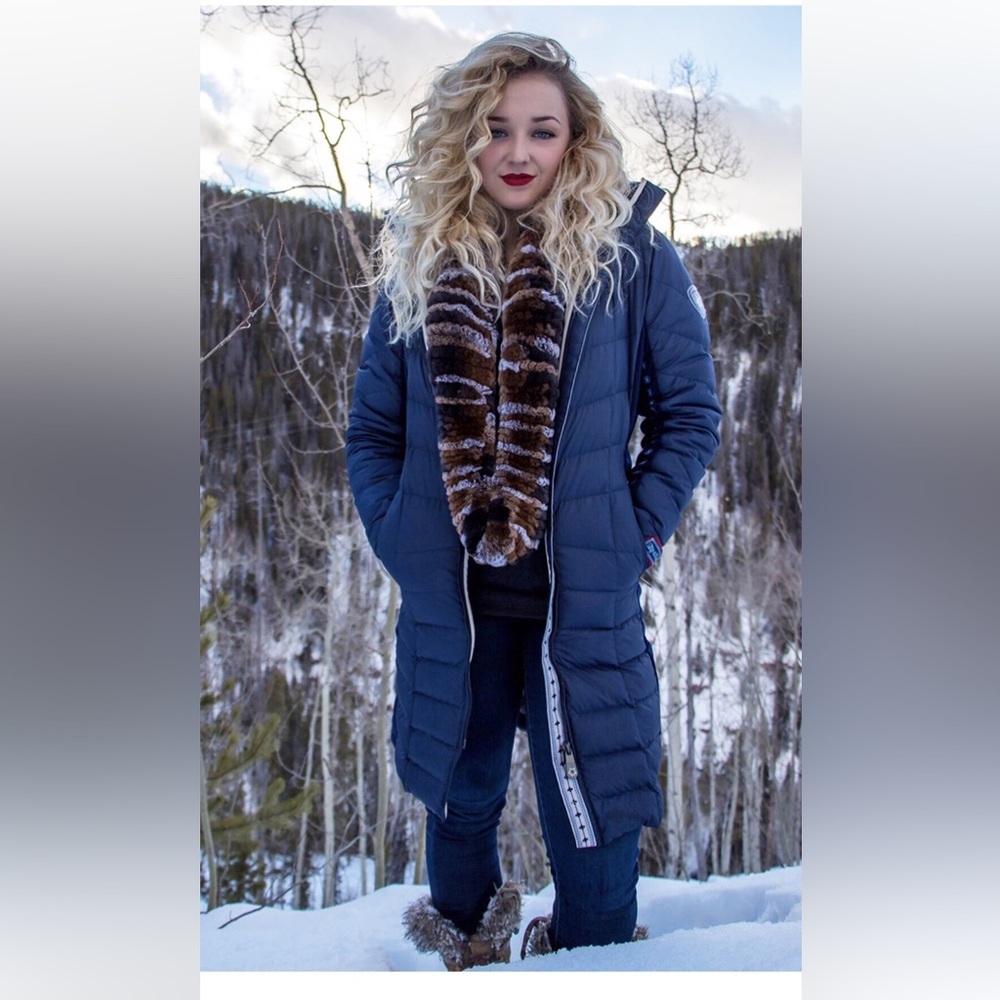 Alp n Rock verbier long down coat size :3 (8/10) like new condition